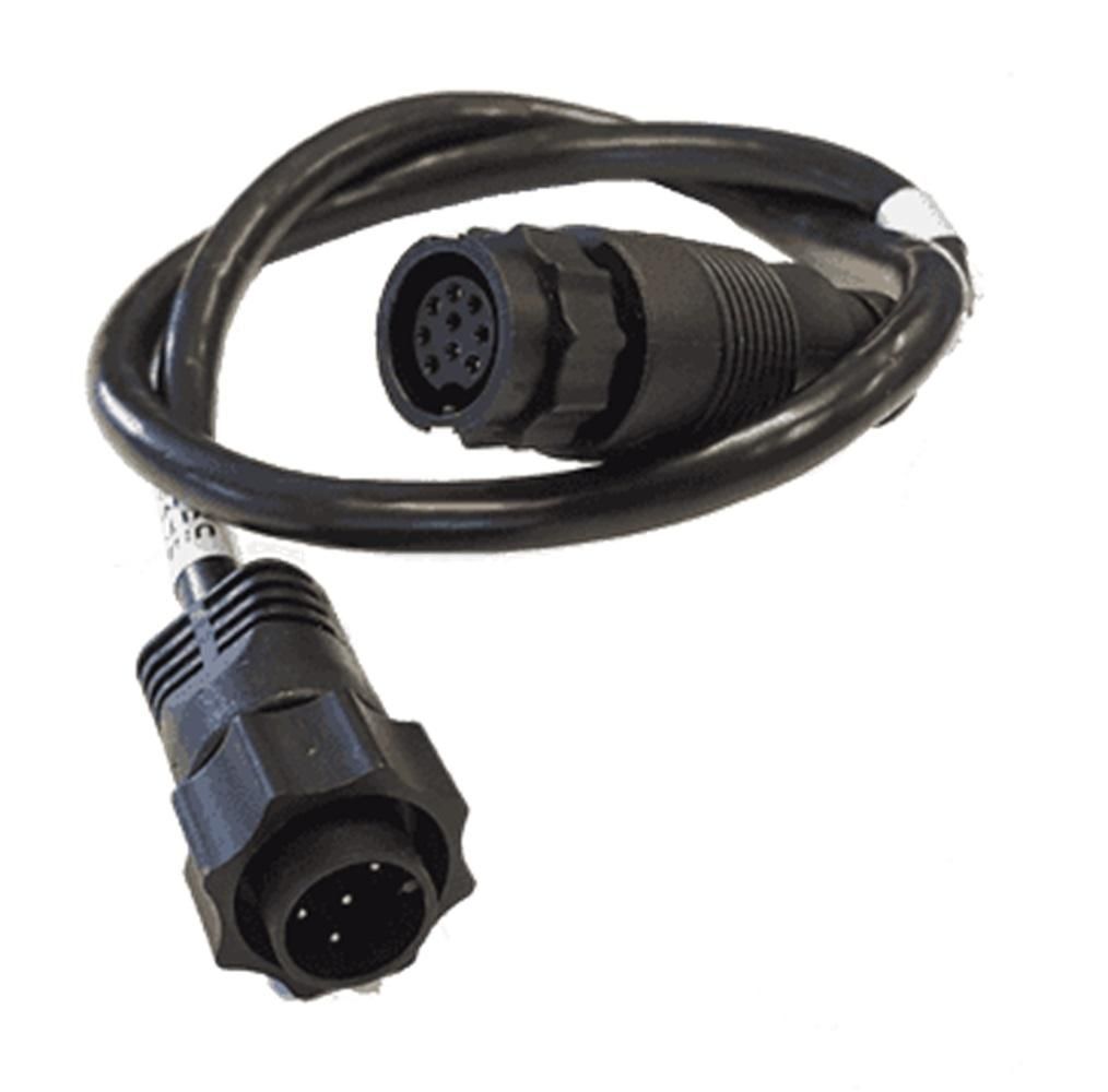 Lowrance 7 Pin Transducer to Hook2 Adaptor Cable - 000-14068-001 - Hudson  Marine Electronics