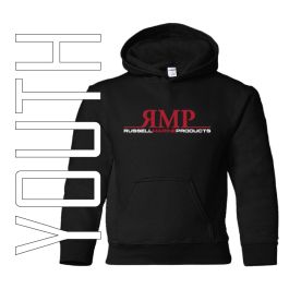 Youth Hoodie Modern Logo - Black